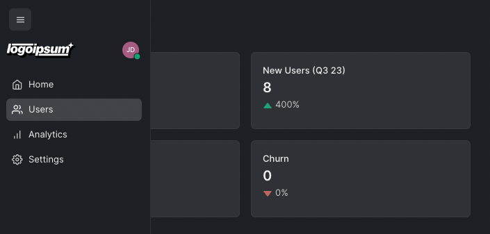 Responsive Dashboard with Next.js and SaaS UI